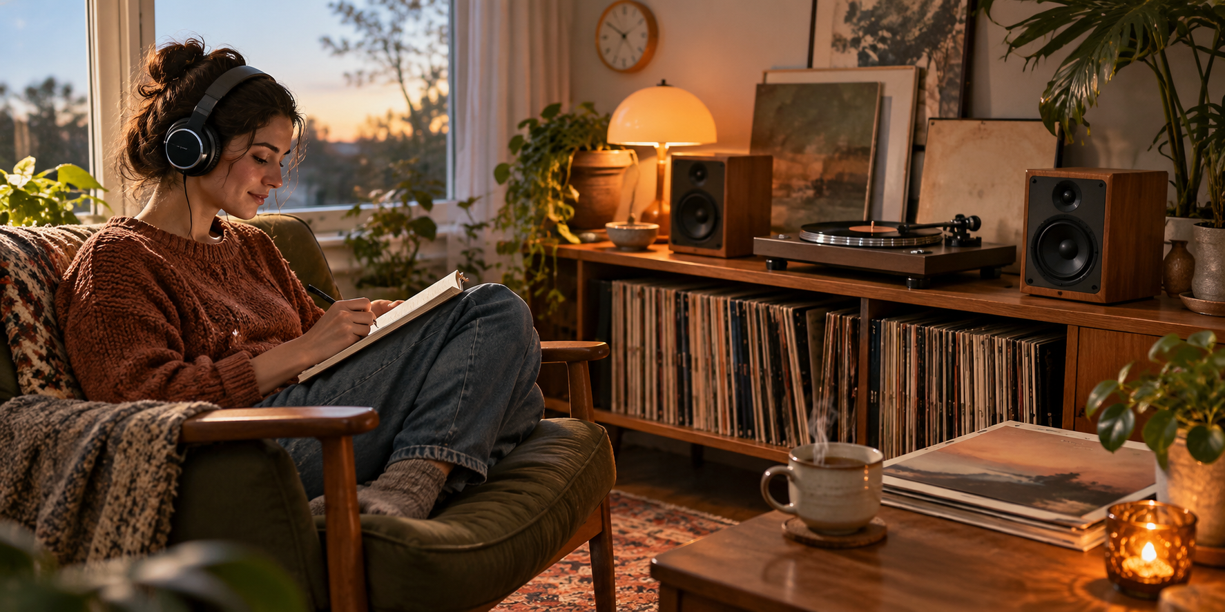 Listening tips music editorial artwork