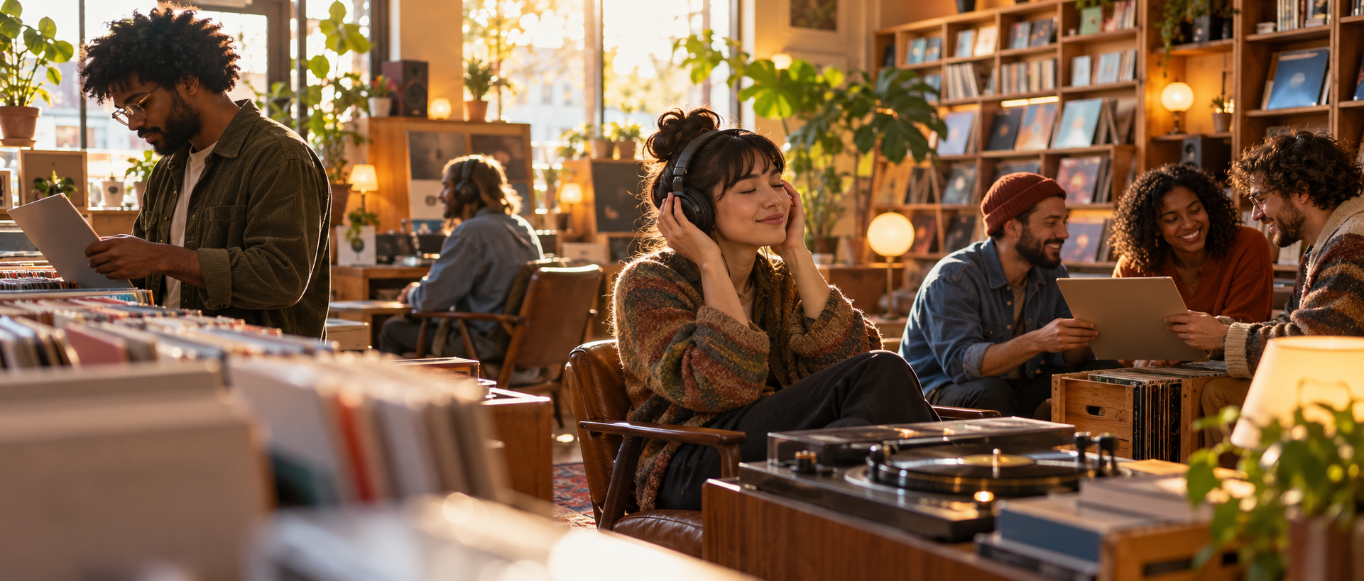 Discover music editorial artwork