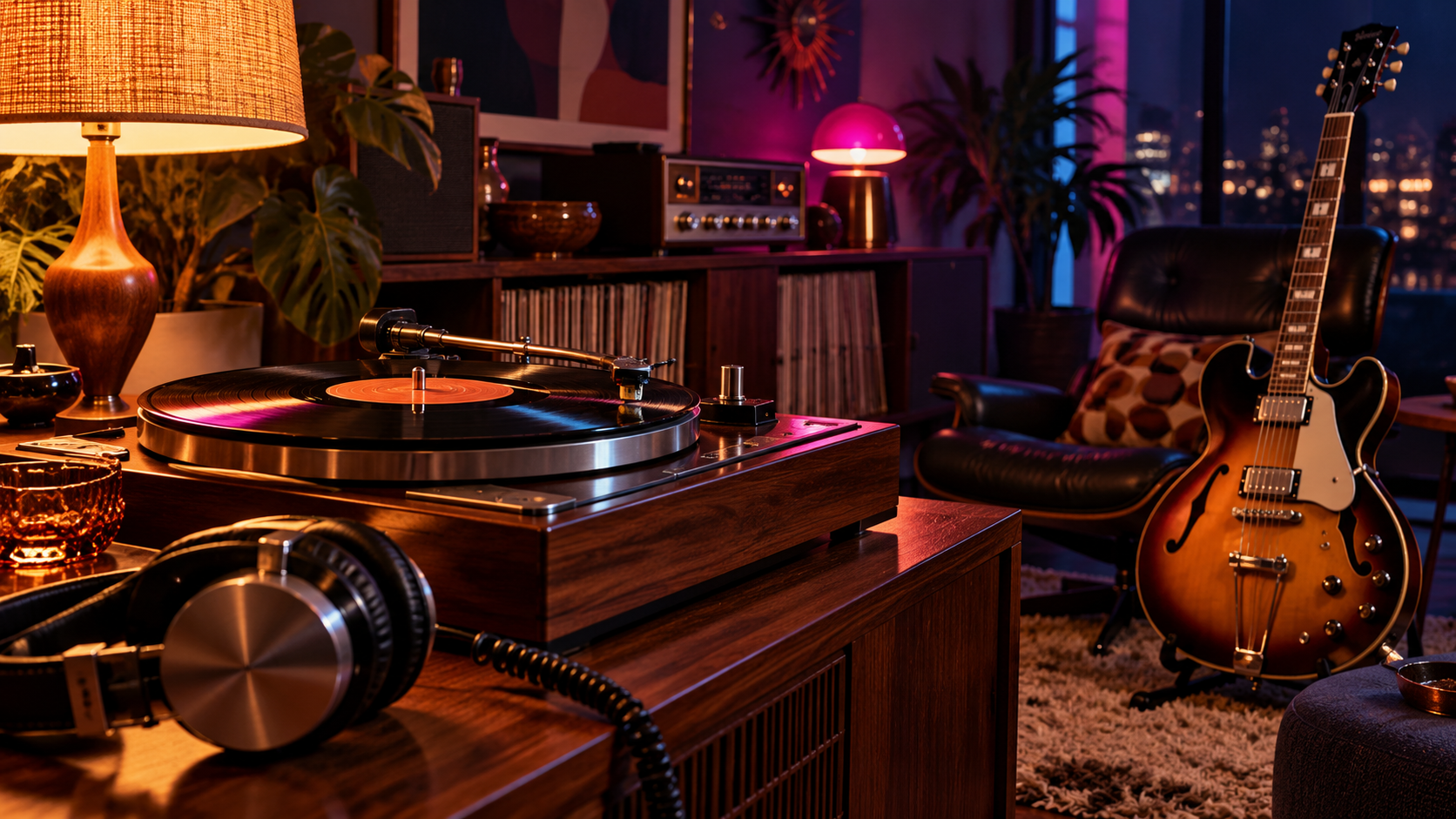 60s music editorial artwork