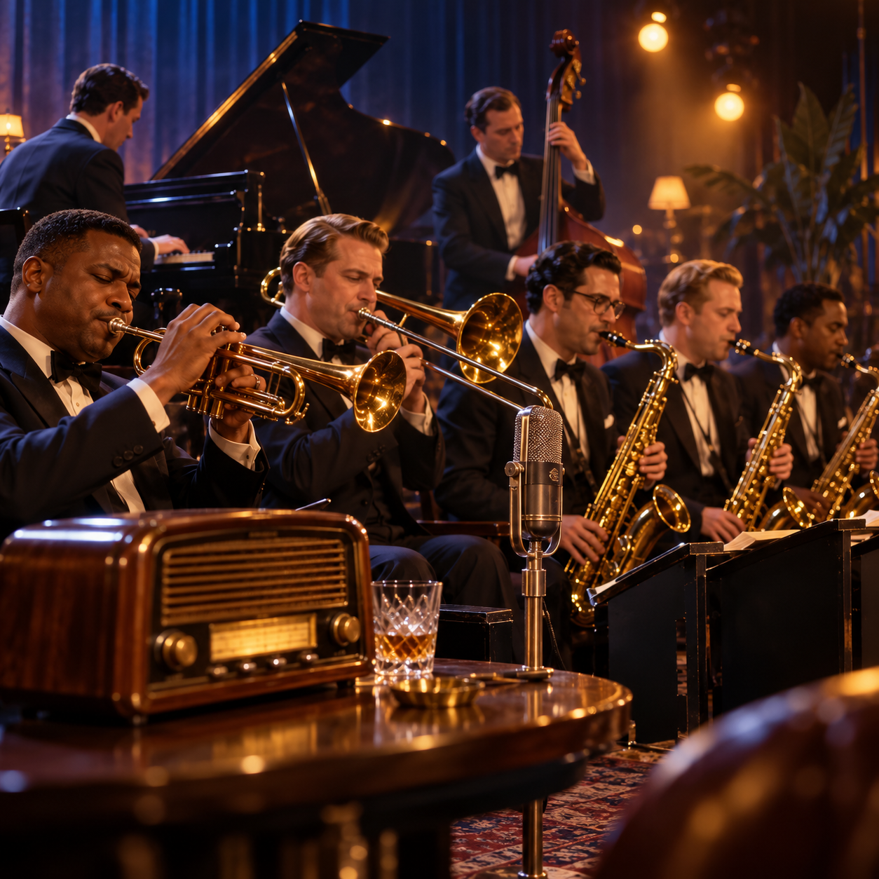 Big Band music editorial artwork