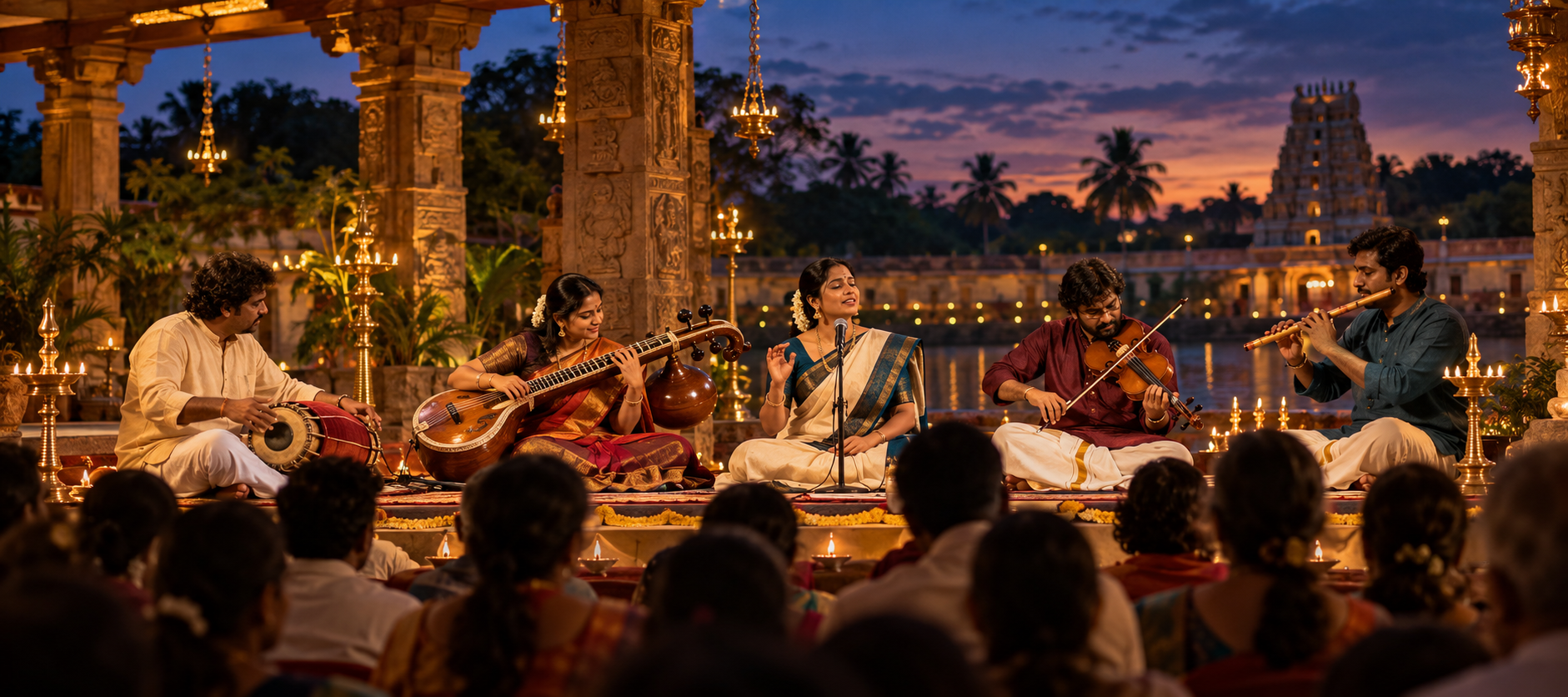 Tamil music editorial artwork